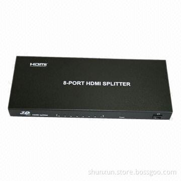 1 x 8 3D HDMI Splitter